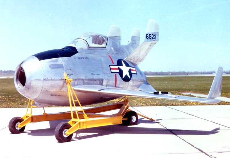 Image of the McDonnell XF-85 Goblin (Parasite Fighter)