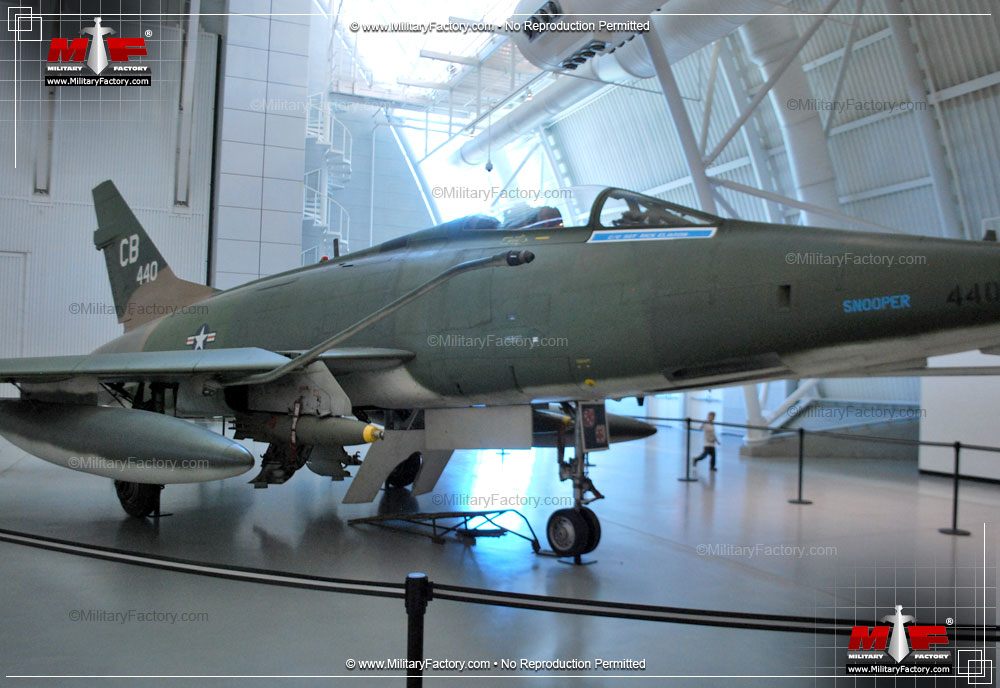 Image of the North American F-100 Super Sabre