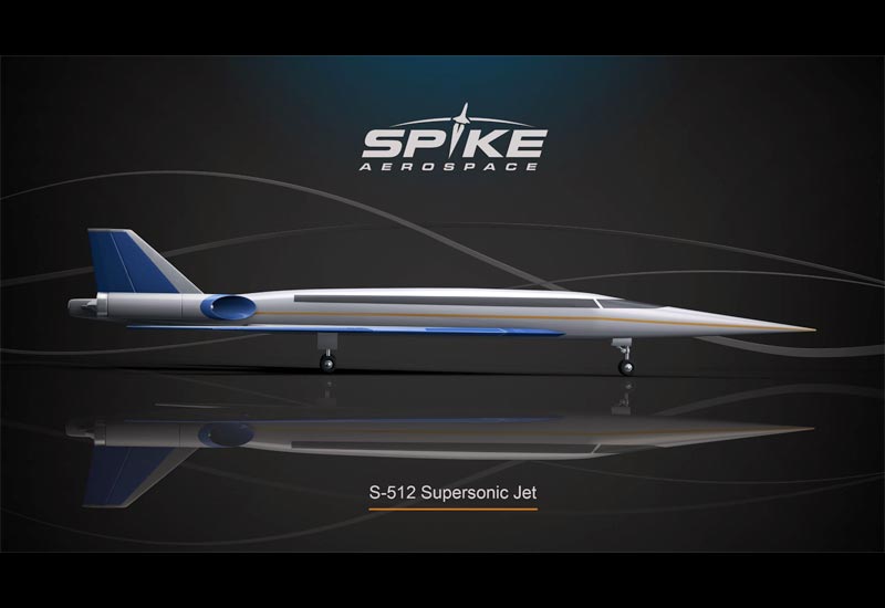 Image of the Spike S-512 QSJ (Quiet Supersonic Jet)