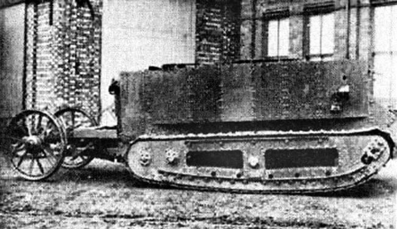 Image of the Little Willie Landship