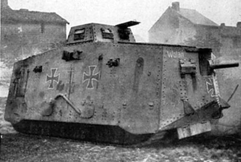 Image of the Sturmpanzerwagen A7V