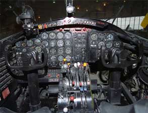 Cockpit picture of the Douglas B-26K Counter Invader (A-26B)