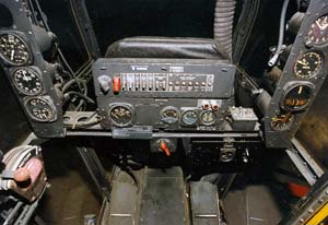 Cockpit picture of the Sikorsky R-5 / H-5