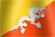 National flag of the country of Bhutan (image)