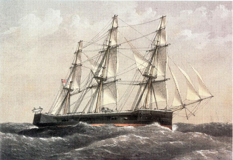 Image of the HMS Captain (1870)