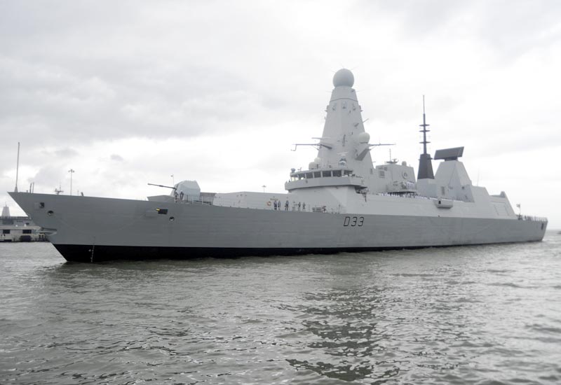 Image of the HMS Dauntless (D33)