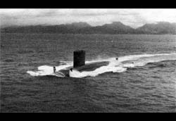 Picture of the USS Blueback (SS-581)