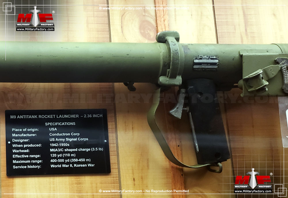 Image of the M9 (Bazooka) / (2.36-inch Rocket Launcher M9)