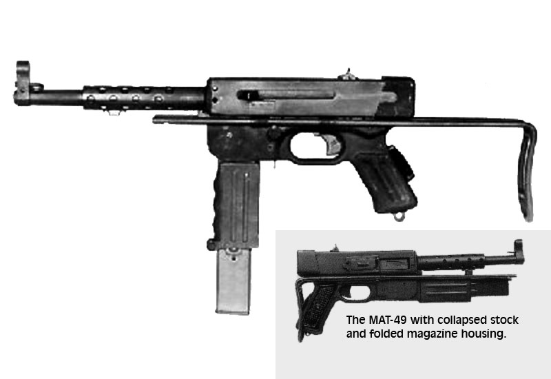 Image of the MAT-49 (Manufacture Nationale d'Armes de Tulle 49)