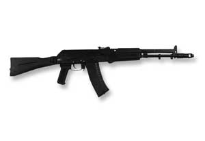 Right side view of the Kalashnikov AK-107 assault rifle