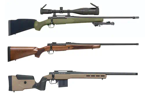 Image collage created official Mossberg marketing materials.
