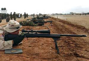 Right side view of the Remington M24 Sniper Weapon System