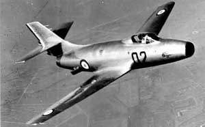 Picture of the Dassault MD.450 Ouragan (Hurricane)