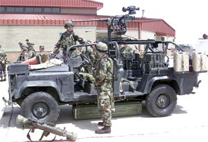 Picture of the Land Rover Ranger Special Operations Vehicle (SOV)