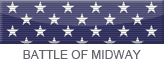 Military lapel ribbon for the Battle of Midway