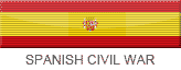 Military lapel ribbon for the Spanish Civil War