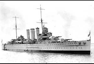 Picture of the HMS Cornwall (56)