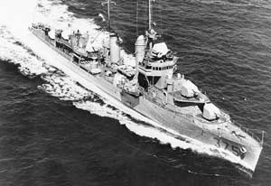 Picture of the USS Downes (DD-375)