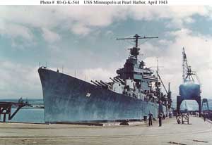 Picture of the USS Minneapolis (CA-36)