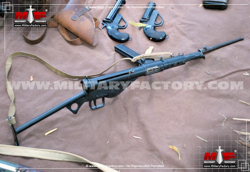 where is the serial number on a sten mk ii
